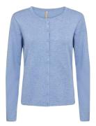 Sc-Dollie Cardigan Tops Knitwear Cardigans Blue Soyaconcept