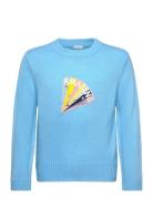 Pullover Tops Knitwear Pullovers Blue Billieblush