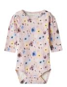 Nbftiane M Ls Body Bodies Long-sleeved Pink Name It