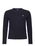 20/2 Cotton-Cable Cn-Tp-Swt Tops Knitwear Pullovers Navy Ralph Lauren ...