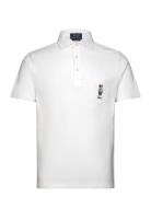 20/1 Basic Mesh-Ssl-Psh Tops Polos Short-sleeved White Polo Ralph Laur...