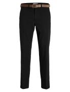 Jpstollie Franco Chino W Belt Bottoms Trousers Chinos Black Jack & J S