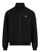 Unpadded Harrington Jacket Ohut Takki Black Calvin Klein Jeans