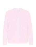 Kacharlie Knit Pullover Tops Knitwear Jumpers Pink Kaffe