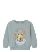 Nmmbasse Nreg Sweat Unb Tops Sweat-shirts & Hoodies Sweat-shirts Grey ...