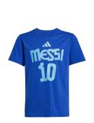 Y Messi N&N G T Sport T-shirts Short-sleeved Blue Adidas Performance
