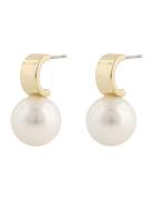 Adriana Ear G/White Korut Gold SNÖ Of Sweden