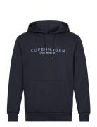 Sweat Hoodie Tops Sweat-shirts & Hoodies Hoodies Navy Lindbergh