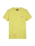 Essential Cotton Reg Fit Tee Ss Tops T-shirts Short-sleeved Yellow Tom...