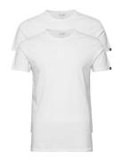 Puma Basic 2P Crew Tee Tops T-shirts Short-sleeved White PUMA