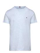 Essential Cotton Reg Fit Tee Ss Tops T-shirts Short-sleeved Grey Tommy...