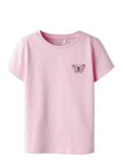 Nmfdenys Ss Top Tops T-shirts Short-sleeved Pink Name It