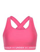 Ua Crossback Mid Bra& Sport Bras & Tops Sports Bras - All Pink Under A...