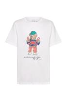 Polo Bear Cotton Jersey Tee Tops T-shirts Short-sleeved White Ralph La...