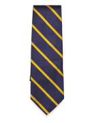 Eng Repp Stripe Bar-University Solmio Kravatti Navy Polo Ralph Lauren