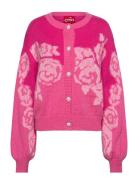 Rosecras Cardigan Tops Knitwear Cardigans Pink Cras