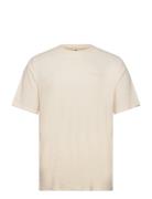Akkikki Frotte Tee Tops T-shirts Short-sleeved Beige Anerkjendt