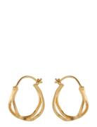 Stream Hoops Accessories Jewellery Earrings Hoops Gold Pernille Corydo...
