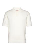 Sweater Knit Polo Egret Tops Polos Short-sleeved White Levi's®