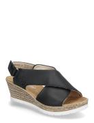 Rieker Ladies' Sandals 61975-24 Brown Korolliset Sandaalit Espadrillot...