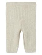 Nbnobi Knit Pant Bottoms Leggings Beige Name It