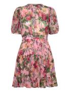 Dotted Georgette Mini Dress Lyhyt Mekko Multi/patterned By Ti Mo