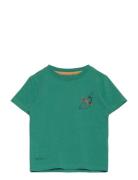 Tnstnewel S_S Tee Tops T-shirts Short-sleeved Green The New