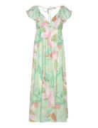 Vmjosie Sl Ankle Frill Dress Wvn Ga Maksimekko Juhlamekko Green Vero M...