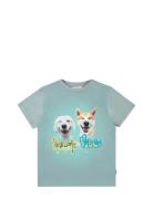 Rame Tops T-shirts Short-sleeved Blue Molo