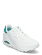 Womens Uno Matalavartiset Sneakerit Tennarit White Skechers