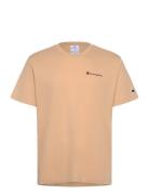 Ss Tee Tops T-shirts Short-sleeved Beige Champion