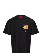 Dartiee Designers T-shirts Short-sleeved Black HUGO