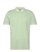 Garment Dye Polo Tops Polos Short-sleeved Green Lee Jeans
