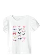 Nmffilly Ss Top Tops T-shirts Short-sleeved White Name It