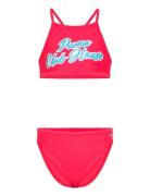 Puma Swim Girls Club House Bikini Set 1P Bikinit Red Puma Swim