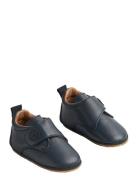 Indoor Shoe Dakota Aamutossut Sisäkengät Navy Wheat