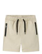 Nmmvoban Long Swe Shorts Unb Bottoms Shorts Cream Name It