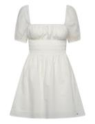 Tjw Cotton Voile Mini Dress Ext Lyhyt Mekko White Tommy Jeans