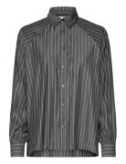 Lr-Kaya Tops Shirts Long-sleeved Black Levete Room