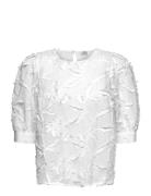 Marla Blouse Tops Blouses Short-sleeved White Twist & Tango