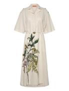 2339 Crisp Stripe Shirting, Workwea Polvipituinen Mekko Cream STINE GO...