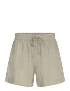 Melody Linen Shorts Bottoms Shorts Casual Shorts Khaki Green Twist &amp; T...