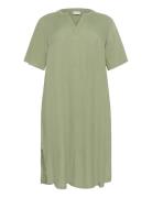 Kcmille Kaftan Dress Rantavaatteet Green Kaffe Curve