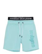 Beachshorts Fancy Waistband Uimashortsit Blue Indian Blue Jeans