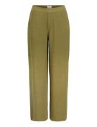 Objsanne Aline Wide Pant Noos Bottoms Trousers Wide Leg Khaki Green Ob...