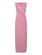 Classic Mj-Gown Maksimekko Juhlamekko Pink Lauren Ralph Lauren