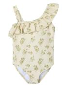 Nmffloria Swimsuit Lil Uimapuku Uima-asut Beige Lil'Atelier