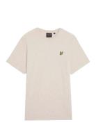 Heather T-Shirt Tops T-shirts Short-sleeved Beige Lyle & Scott