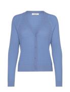 Rwsamira Ls Cardigan Tops Knitwear Cardigans Blue Rosemunde