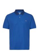 Tipping Detail Polo Tops Polos Short-sleeved Blue GANT